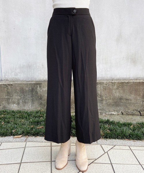 esutoreja(エストレジャ)の「9分丈リネンパンツ(その他パンツ・レディース・ベージュ/ブラウン/ブラック・S/M)」の4枚目の写真