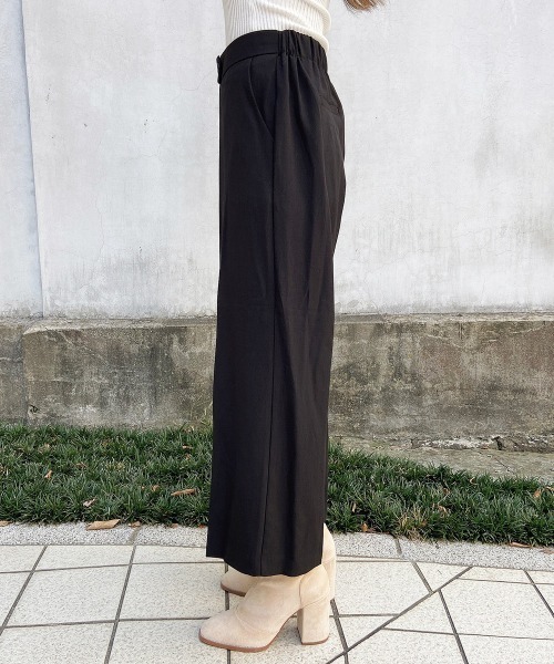 esutoreja(エストレジャ)の「9分丈リネンパンツ(その他パンツ・レディース・ベージュ/ブラウン/ブラック・S/M)」の6枚目の写真