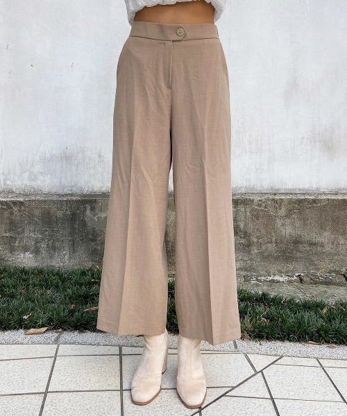 esutoreja(エストレジャ)の「9分丈リネンパンツ(その他パンツ・レディース・ベージュ/ブラウン/ブラック・S/M)」の8枚目の写真