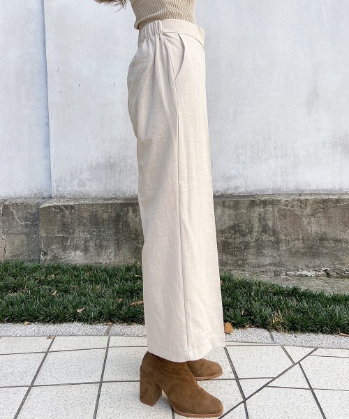 esutoreja(エストレジャ)の「9分丈リネンパンツ(その他パンツ・レディース・ベージュ/ブラウン/ブラック・S/M)」の13枚目の写真