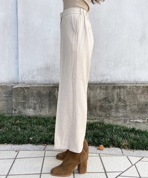 esutoreja(エストレジャ)の「9分丈リネンパンツ(その他パンツ・レディース・ベージュ/ブラウン/ブラック・S/M)」の14枚目の写真