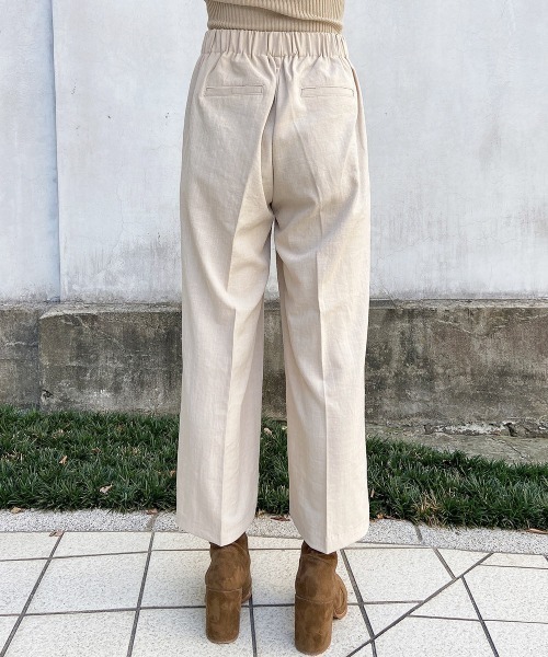 esutoreja(エストレジャ)の「9分丈リネンパンツ(その他パンツ・レディース・ベージュ/ブラウン/ブラック・S/M)」の15枚目の写真