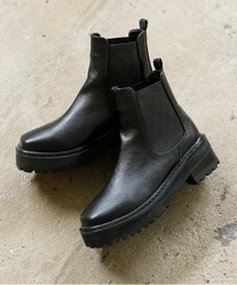 koe | スクエアタンクソールサイドゴアブーツ*(ブーツ)