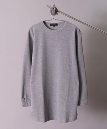 BAYBLO | (BG)【ユニセックス】ワッフル ロング レイヤード 長袖 Tシャツ(Tシャツ/カットソー)