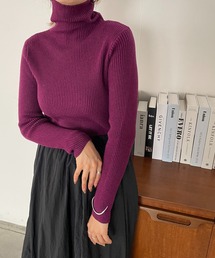 210nouve | タートルネックリブニット(ニット/セーター)