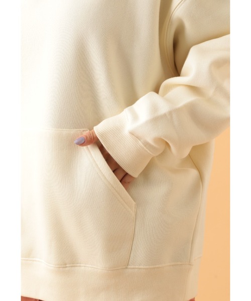 MILKFED.(ミルクフェド)の「MILKFED. × MANASTASH /ミルクフェド×マナスタッシュ SWEAT HOODIE スウェットフーディー パーカー(パーカー・レディース・ブラック/ベージュ/ナチュラル・MEDIUM/LARGE)」の19枚目の写真