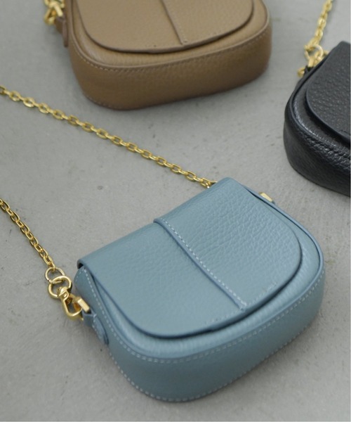 Spick & Span(スピックアンドスパン)の「【GIANNI CHIARINI】MICRO HELENA◆(ショルダーバッグ・レディース・ブラック/カーキ/サックスブルー・FREE)」の3枚目の写真