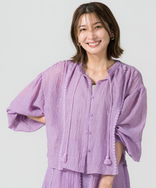 セール】Aurich lace shirt / オーリッチレースシャツ(シャツ ...