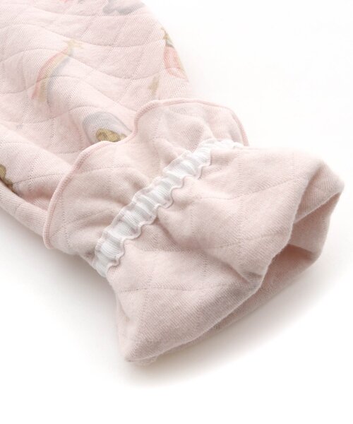 apres les cours（アプレレクール）の「くまモチーフ柄前開きキルトパジャマ（ルームウェア/パジャマ・キッズ・サックスブルー/ピンク・110/80/100/120/90/130）」の18枚目の写真