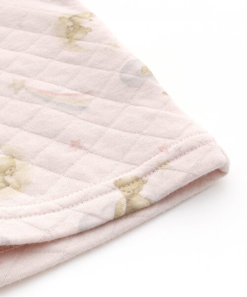 apres les cours（アプレレクール）の「くまモチーフ柄前開きキルトパジャマ（ルームウェア/パジャマ・キッズ・サックスブルー/ピンク・110/80/100/120/90/130）」の21枚目の写真