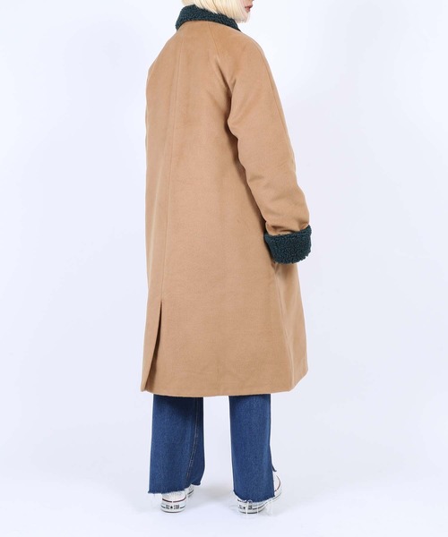 PUNYUS（プニュズ）の「Aラインコート（ステンカラーコート・レディース・ブラック/ブラウン/ベージュ・1/2/4/3）」の5枚目の写真