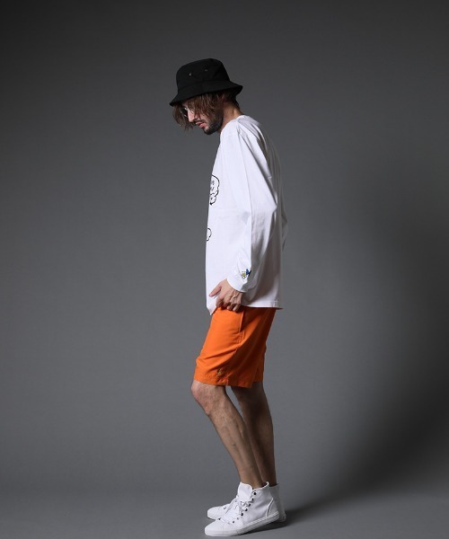 STUD MUFFIN(スタッドマフィン)の「mlt3640-5.6ozコットン天竺 SPEACH BUBBLESシークイン LS Tシャツ(Tシャツ/カットソー・メンズ・ホワイト/ブラック・2/3/4)」の11枚目の写真