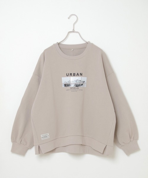 ikka（イッカ）の「URBAN NATURE LIFE プリントスウェット