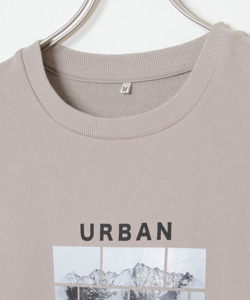 トレーナー スウェット URBAN NATURE LIFE プリントスウェット レディース ikka トレーナー スウェット URBAN NATURE LIFE プリント
