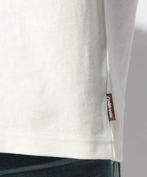 BAYFLOW(ベイフロー)の「レタープリントL/S TEE 2(Tシャツ/カットソー・メンズ・ホワイト/ネイビー/ベージュ・SMALL/MEDIUM/LARGE)」の14枚目の写真