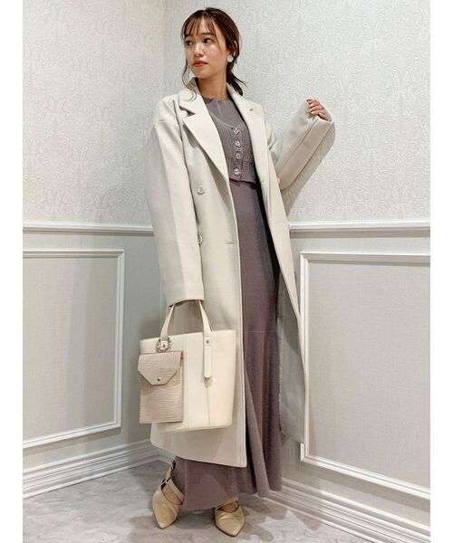 dazzlin（ダズリン）の「4WAYカーデセミマーメイドワンピース（ワンピース・レディース・モカ/ブラウン/ベージュ/グレー/グリーン/ライトグレー/クリーム・FREE）」の16枚目の写真