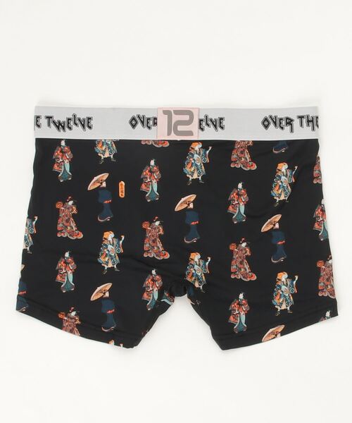 OVER THE TWELVE（オーバーザトゥウェルブ）の「OVER THE TWELVE/オーバー ザ トゥエルヴ/KUNIYOSHI vs KUNISADA（その他アンダーウェア/インナー・メンズ・ブラック/ワイン・MEDIUM/LARGE/X-LARGE）」の3枚目の写真