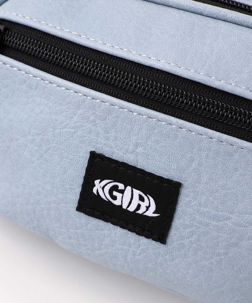 X-girl（エックスガール）の「CARGO POCKET WAIST POUCH（ボディバッグ/ウエストポーチ・レディース・ブラック/ライトブルー・ONE SIZE）」の12枚目の写真
