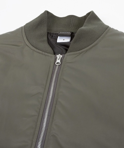 SIDEWAY STANCE（サイドウェイスタンス）の「【SIDEWAY STANCE】ビッグシルエット MA-1 ミリタリー ジャケット（MA-1・メンズ・カーキ/ブラック・LARGE/MEDIUM）」の10枚目の写真