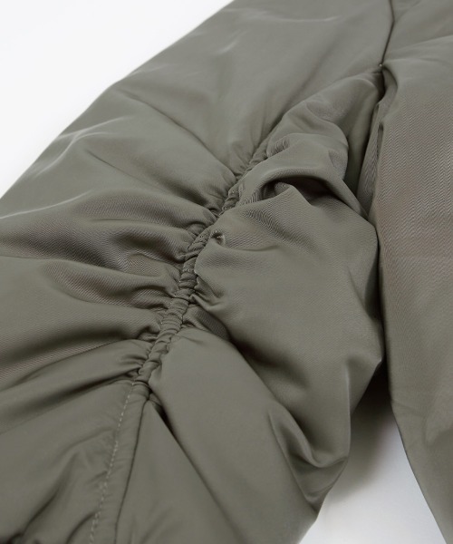 SIDEWAY STANCE（サイドウェイスタンス）の「【SIDEWAY STANCE】ビッグシルエット MA-1 ミリタリー ジャケット（MA-1・メンズ・カーキ/ブラック・LARGE/MEDIUM）」の14枚目の写真