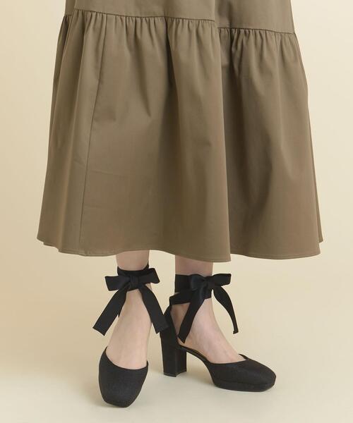 ODETTE E ODILE（オデットエオディール）の「【WEB限定】アンクルラップ パンプス70●（パンプス・レディース・ブラック/ブラウン/シルバー/その他1・22cm/23cm/23.5cm/24cm/24.5cm/22.5cm）」の2枚目の写真