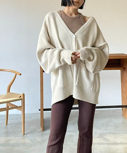 AIC.(エーアイシー)の「【再入荷】カットリブアメスリタンクトップ(タンクトップ・レディース・ブラック/パープル/オフホワイト/ブラウン/グリーン/ブルー/オレンジ・FREE)」の21枚目の写真