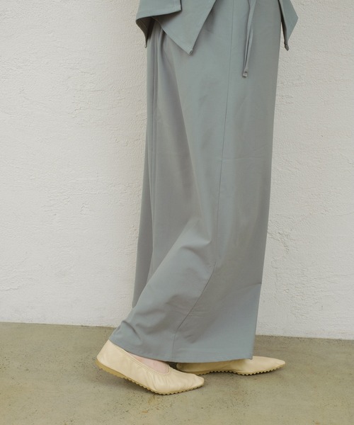 ONEME（ワンム）の「【 ONEME 】ロングスカートセットアップ（スカート・レディース・ブラック/オリーブ・FREE）」の14枚目の写真