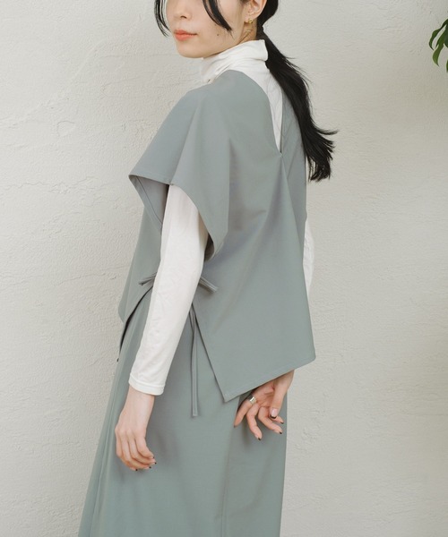 ONEME（ワンム）の「【 ONEME 】ロングスカートセットアップ（スカート・レディース・ブラック/オリーブ・FREE）」の10枚目の写真