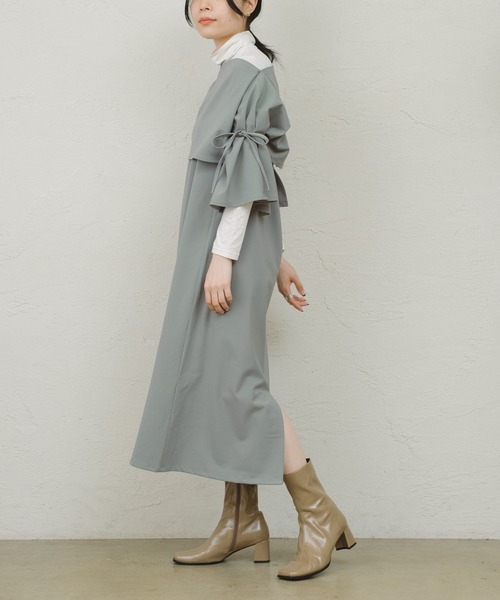 ONEME（ワンム）の「【 ONEME 】ロングスカートセットアップ（スカート・レディース・ブラック/オリーブ・FREE）」の18枚目の写真