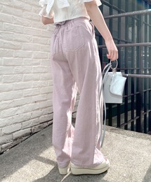 OLIVE des OLIVE | スタイルアップデニムワイドパンツ(デニムパンツ)