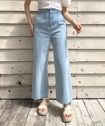 OLIVE des OLIVE | スタイルアップデニムワイドパンツ(デニムパンツ)