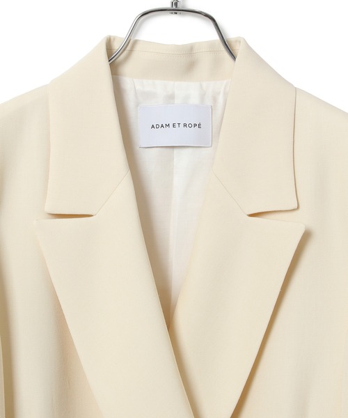 ADAM ET ROPE'（アダムエロペ）の「ワイドスリーブダブルブレストジャケット（テーラードジャケット・レディース・キナリ/ブラック・38/36）」の12枚目の写真
