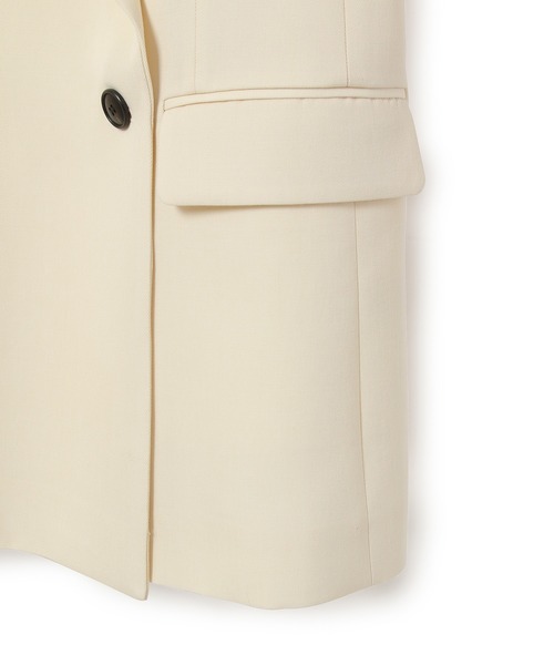 ADAM ET ROPE'（アダムエロペ）の「ワイドスリーブダブルブレストジャケット（テーラードジャケット・レディース・キナリ/ブラック・38/36）」の15枚目の写真