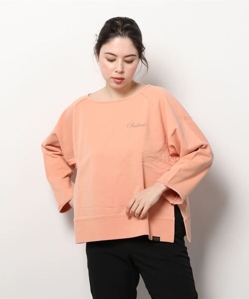 PENDLETON（ペンドルトン）の「PENDLETON/ペンドルトン　ピグメントルーズプルオーバー　PIGMENT LOOSE PULLOVER　2175-7102（Tシャツ/カットソー・レディース・グリーン/アイボリー/コーラル・FREE）」の8枚目の写真