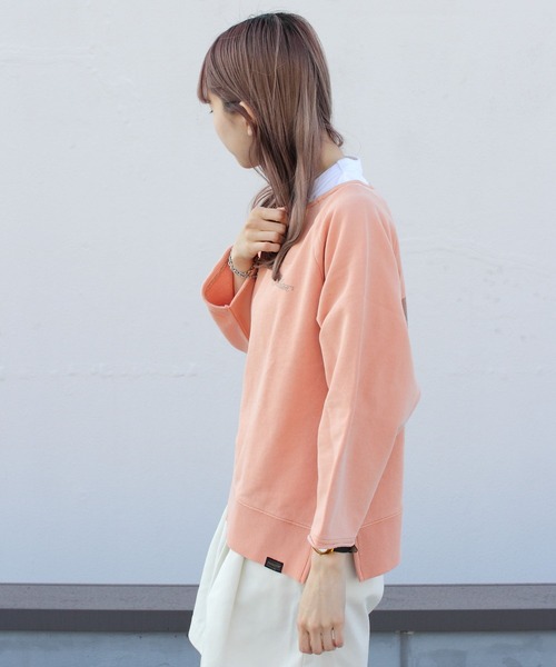 PENDLETON（ペンドルトン）の「PENDLETON/ペンドルトン　ピグメントルーズプルオーバー　PIGMENT LOOSE PULLOVER　2175-7102（Tシャツ/カットソー・レディース・グリーン/アイボリー/コーラル・FREE）」の17枚目の写真
