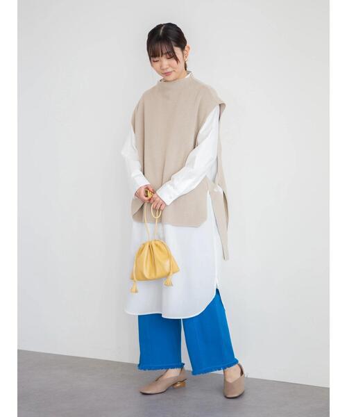 Green　Parks（グリーンパークス）の「裾ほつれカラーツイルパンツ＊（その他パンツ・レディース・レッド/ブルー・S/M/L）」の15枚目の写真