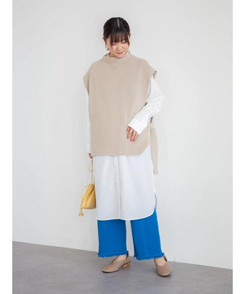 Green　Parks（グリーンパークス）の「裾ほつれカラーツイルパンツ＊（その他パンツ・レディース・レッド/ブルー・S/M/L）」の18枚目の写真