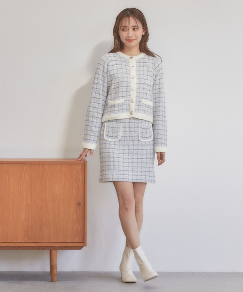 依頼専用 mysty woman（ミスティウーマン）の「MIXツイード配色