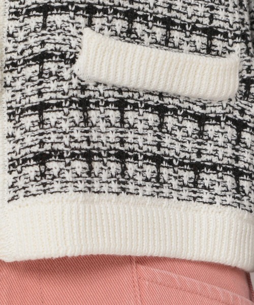 mysty woman（ミスティウーマン）の「MIXツイード配色