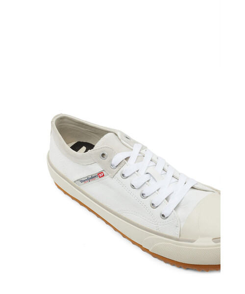 DIESEL（ディーゼル）の「メンズ MIXレザー ボリュームソール ローカットスニーカー（スニーカー・メンズ・ホワイト×ホワイト/ブラック・43/41/42/40/44）」の5枚目の写真