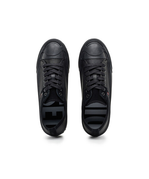 DIESEL（ディーゼル）の「メンズ MIXレザー ボリュームソール ローカットスニーカー（スニーカー・メンズ・ホワイト×ホワイト/ブラック・43/41/42/40/44）」の13枚目の写真