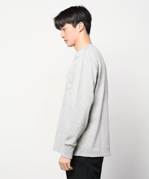 FTC（エフティーシー）の「POCKET L/S TEE（Tシャツ/カットソー・メンズ・ホワイト/ブラック/グレー/ネイビー系・SMALL/MEDIUM/LARGE/X-LARGE）」の8枚目の写真