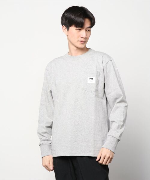 FTC（エフティーシー）の「POCKET L/S TEE（Tシャツ/カットソー・メンズ・ホワイト/ブラック/グレー/ネイビー系・SMALL/MEDIUM/LARGE/X-LARGE）」の7枚目の写真