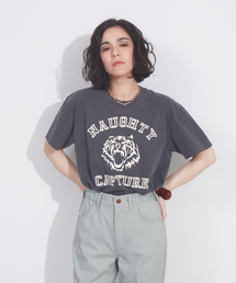 NOMINE | ガーメントダイヴィンテージプリントTシャツ(Tシャツ/カットソー)