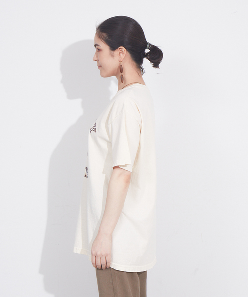 NOMINE（ノミネ）の「ガーメントダイヴィンテージプリントTシャツ（Tシャツ/カットソー・レディース・ホワイト系その他/グリーン系その他/グレー系その他/ホワイト系その他2/グリーン系その他2/グレー系その他2・フリー）」の9枚目の写真