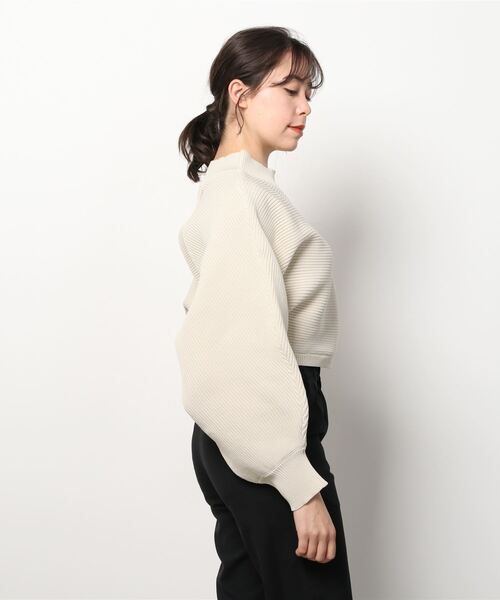 AS KNOW AS PINKY（アズノゥアズピンキー）の「重ねて２ＷＡＹライトニットプルオーバー（ニット/セーター・レディース・オフホワイト/ライトグリーン/パープル/ピンクベージュ・FREE）」の11枚目の写真