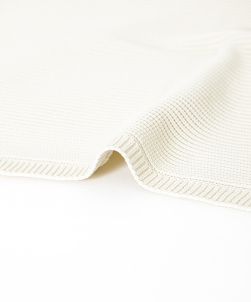 AS KNOW AS PINKY（アズノゥアズピンキー）の「重ねて２ＷＡＹライトニットプルオーバー（ニット/セーター・レディース・オフホワイト/ライトグリーン/パープル/ピンクベージュ・FREE）」の8枚目の写真