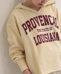 fredy repit | カレッジロゴフードプルオーバー(スウェット)