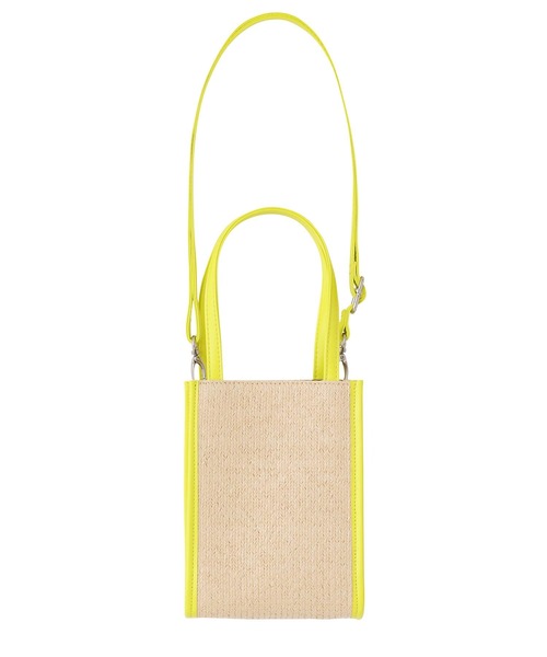 X-girl（エックスガール）の「2WAY MINI SHOULDER BAG（ショルダーバッグ・レディース・ブラック/イエロー・ONE SIZE）」の6枚目の写真