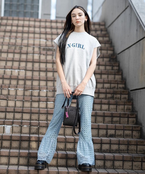 X-girl（エックスガール）の「2WAY MINI SHOULDER BAG（ショルダーバッグ・レディース・ブラック/イエロー・ONE SIZE）」の13枚目の写真
